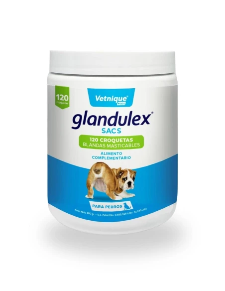 Suplemento digestivo Glandulex Sacs JT PHARMA 120 Croquetas